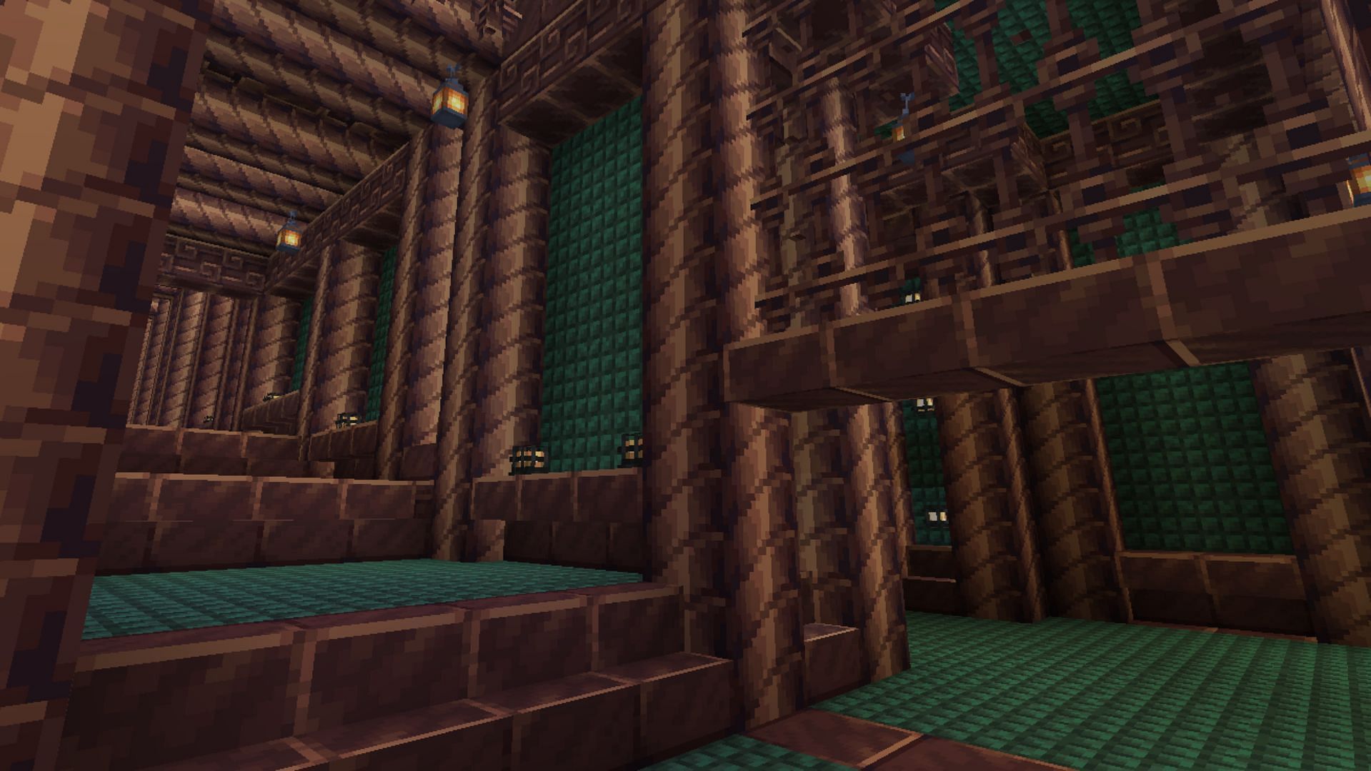 Architect's Palette adds a bunch of new blocks for building structures (Image via Mojang Studios || CurseForge/@Jsburg)